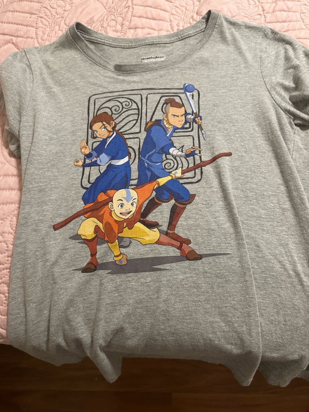 Avatar The Last Airbender Aang, Katara, Sokka T Shirt SMALL LIKE NEW